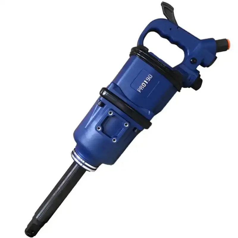 Chave de impacto pneumática longa 1 POL 320 kgfm PRO-190 LDR2 Lrd2 — fotografia 4