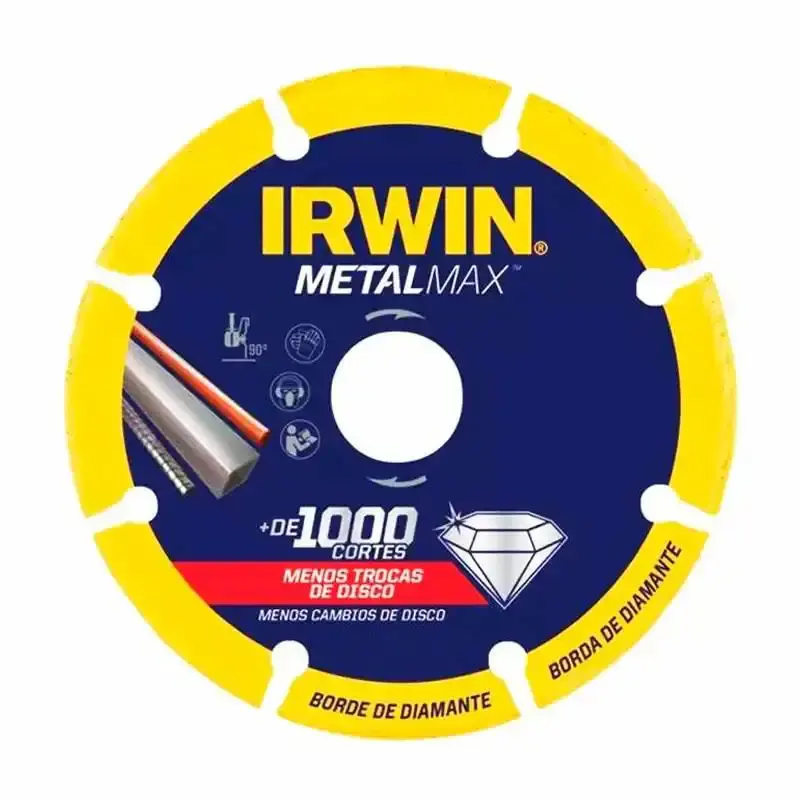 Disco de corte 4.1/2 POL (115 mm) metalmax Irwin — fotografia de referência