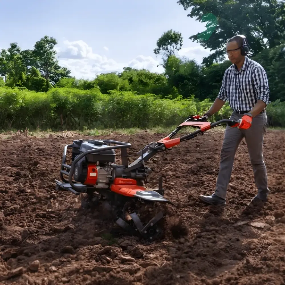 Motocultivador a gasolina 6 HP 4 tempos 105 CM TF440 Husqvarna — fotografia 4