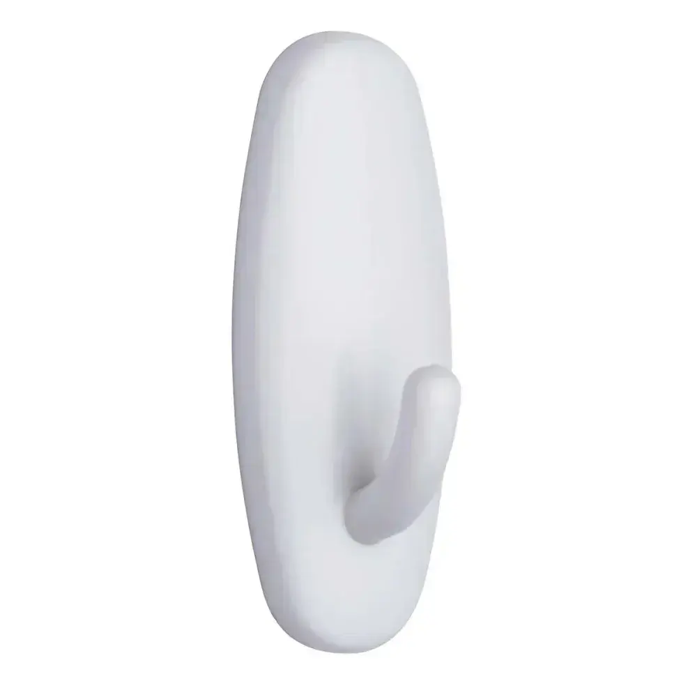 Gancho branco adesivo remov abs 0,7KG 3PÇS Kala — fotografia 2