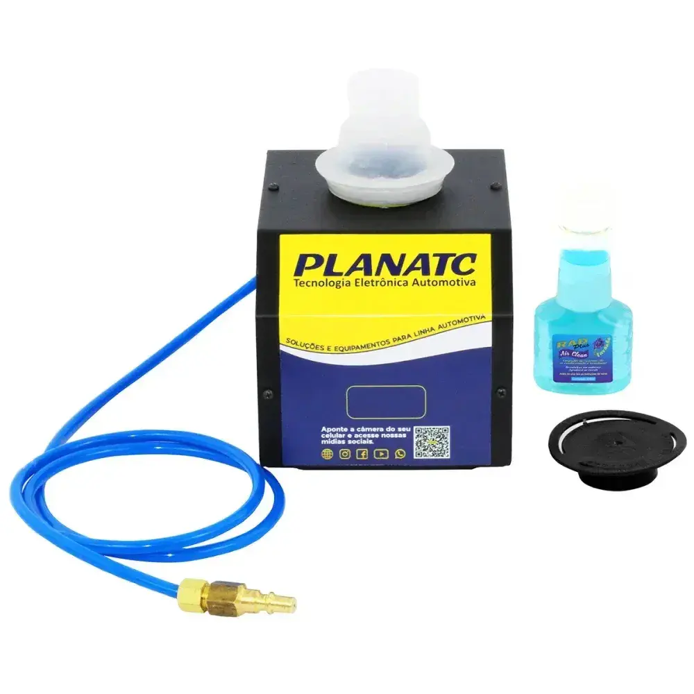 Máquina de limpeza de ar condicionado automotivo com frasco Planatc — fotografia 6