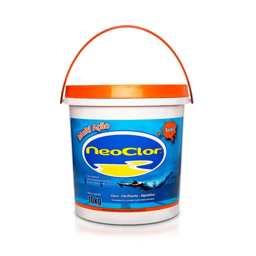 Cloro granulado 40% multiação 10KG Neoclor — fotografia de referência