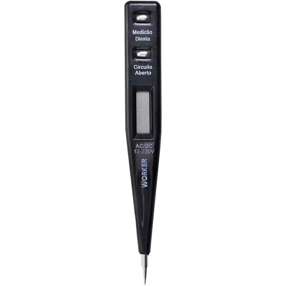 Chave teste digital de voltagem 12V a 220V Worker — fotografia 4