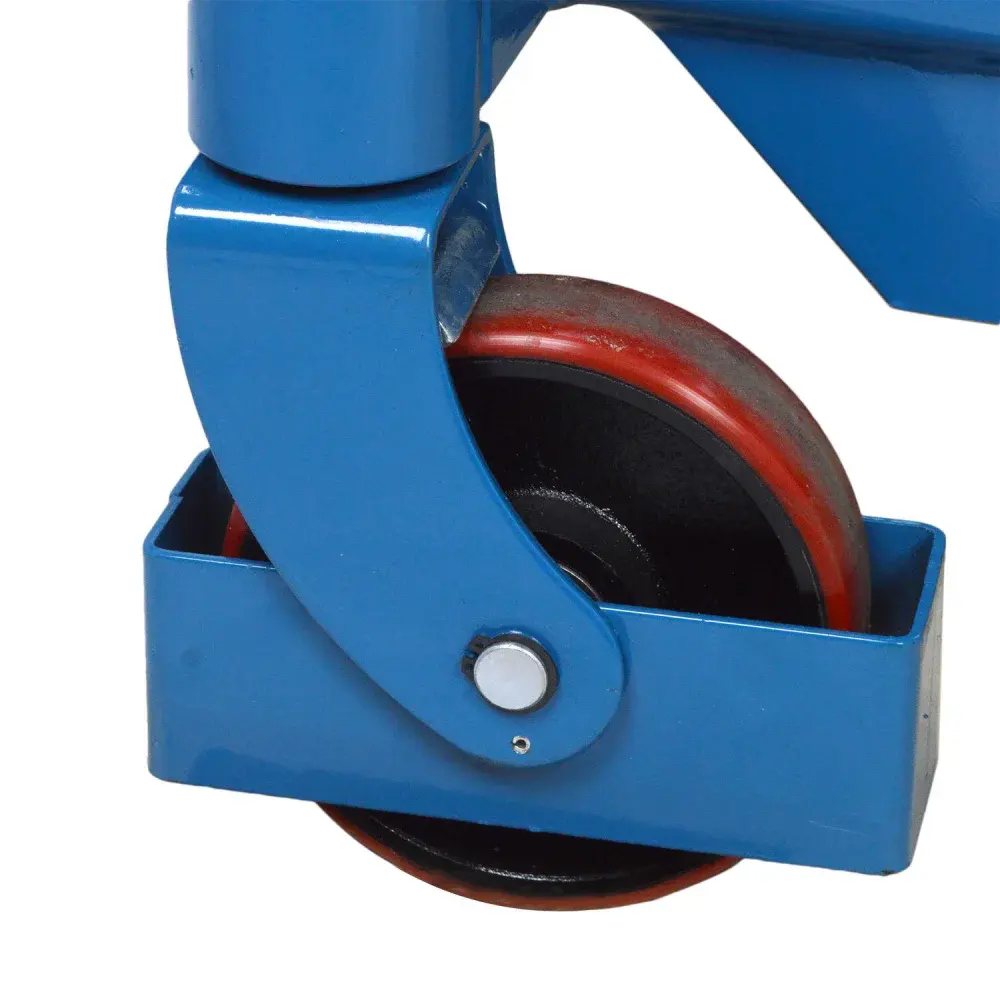 Mesa hidráulica pantográfica elevada 800KG Bovenau — fotografia 5
