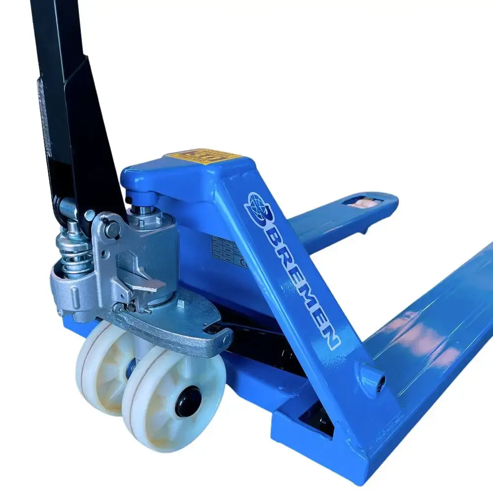 Carro hidráulico para pallet 5 TON com roda dupla Bremen — fotografia 5
