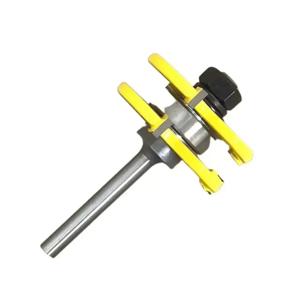 Tupia para laminado 6MM 530W makita MT com fresa macho e fêmea 6MM evald 110 V — fotografia 3