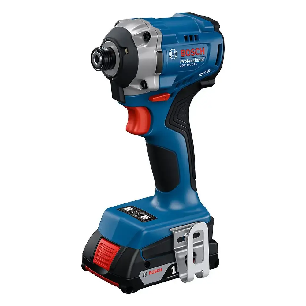 Parafusadeira de impacto GSB 185-LI com parafusadeira de impacto GDR 18V-215 com maleta e 2 bat. Bosch — fotografia 4