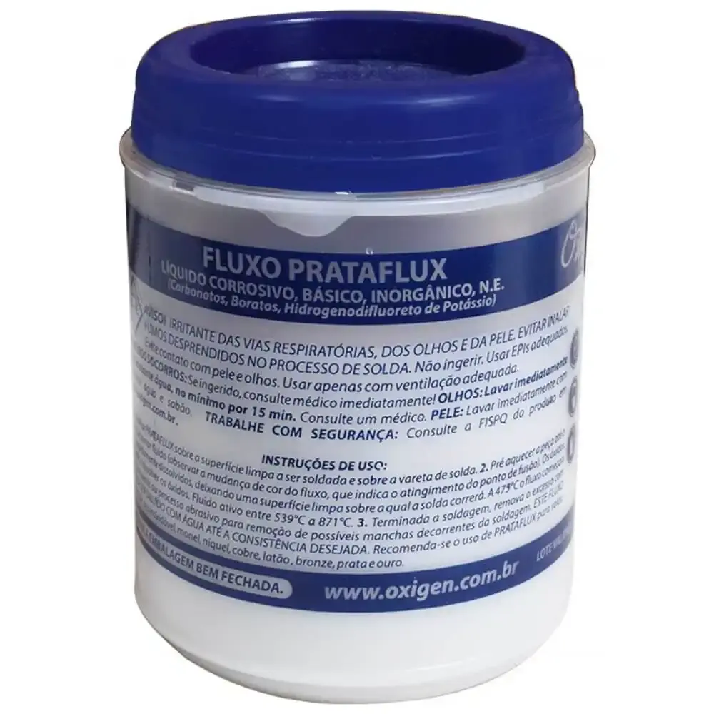 Fluxo prata para solda prataflux 250G PRATA250 Oxigen — fotografia 2