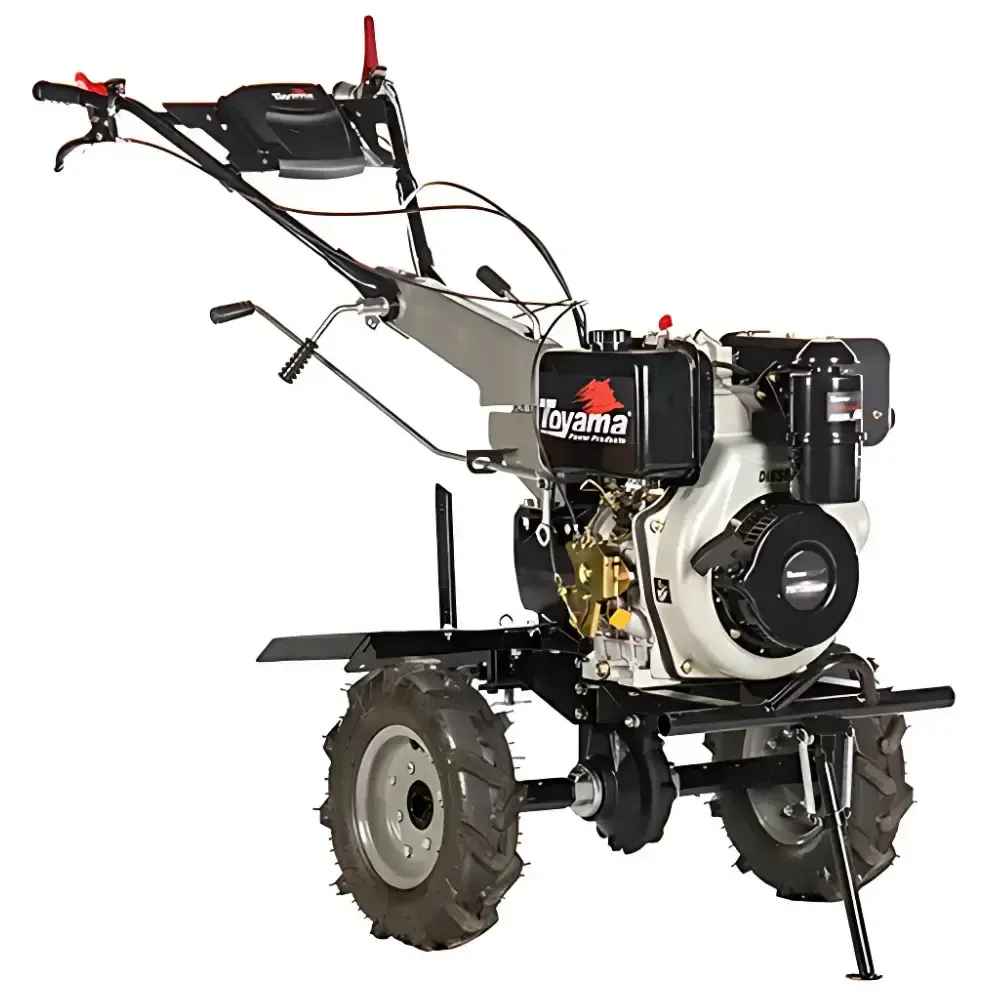 Motocultivador diesel 11 HP 4T 418 CC rodas e enxadas TDT135R8-XP 704-011 Toyama