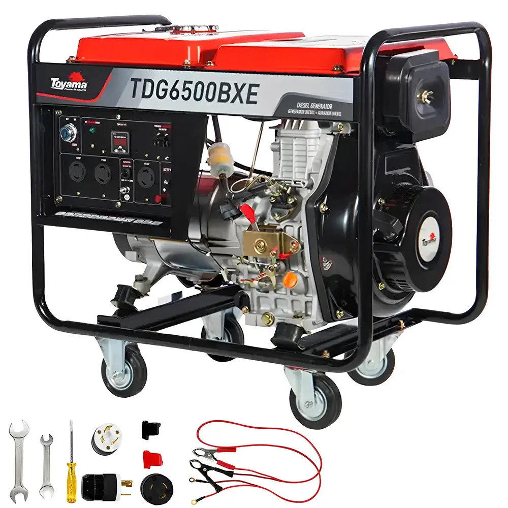 Gerador diesel 5,5 KVA elétrico monofásico 251-045 Toyama Bivolt