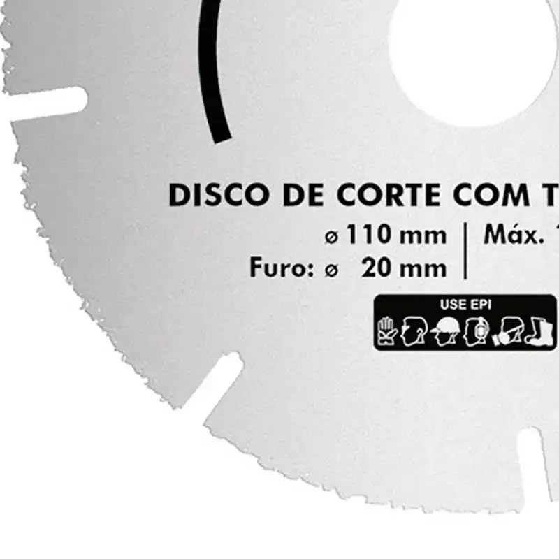 Disco de corte diamantado 4.3/8 POL com tungstênio 61346 cotag Cortag — fotografia 2