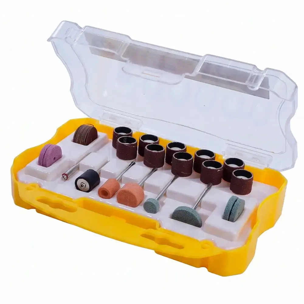 Kit para micro retífica lixas, afiar e desbastar com 40 peças Evald — fotografia 5