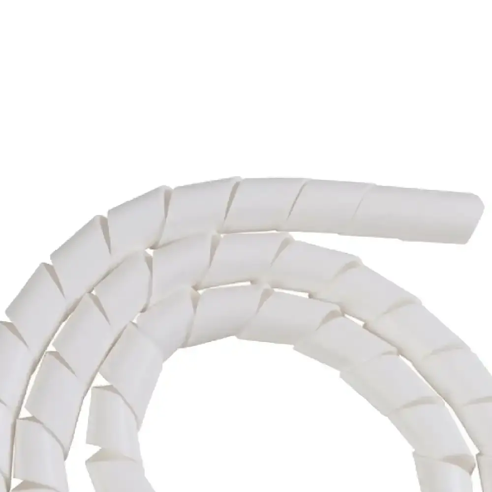 Tubo espiral organizador 1/2 POL branco 5 metros Tramontina — fotografia 4