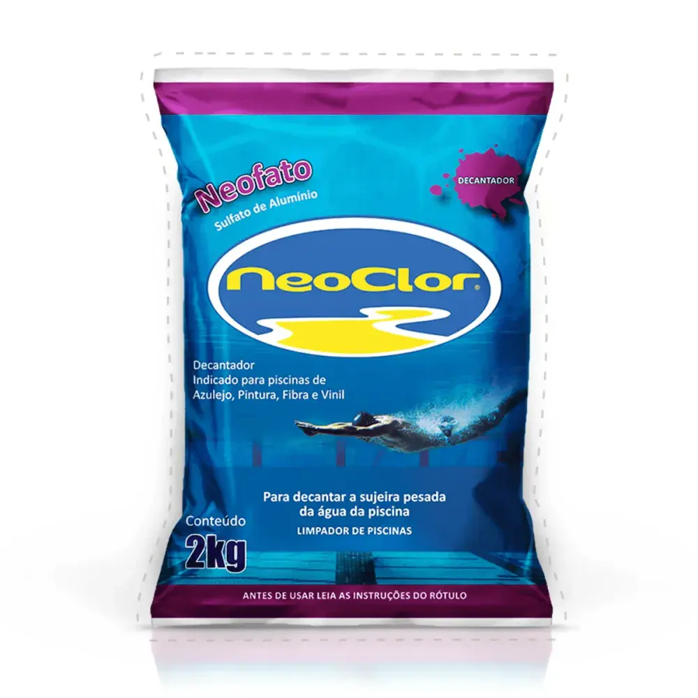 Neofato sulfato de alumínio 2KG Neoclor — fotografia de referência