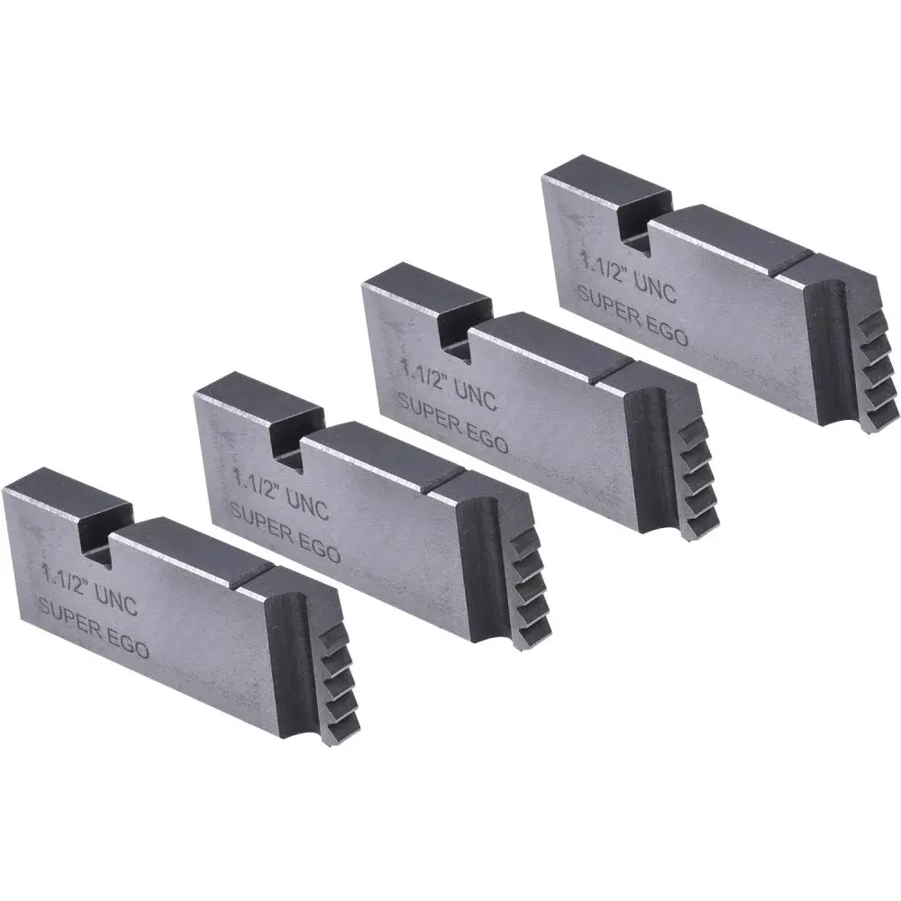 Jogo de cossinetes 1.1/2" unc para vergalhão 4 peças Rothenberger