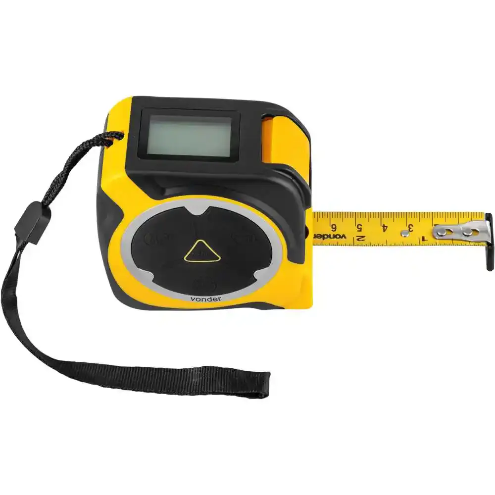 Medidor de distância a laser 40 metros com trena 5M x 19MM Vonder — fotografia 9