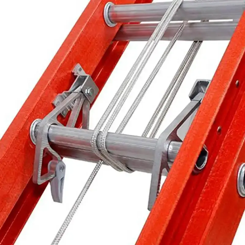 Escada de Fibra de Vidro 26 Degraus Extensível 4.8 x 8.1 Metros EAFD-26 SÍNTESE — fotografia 7