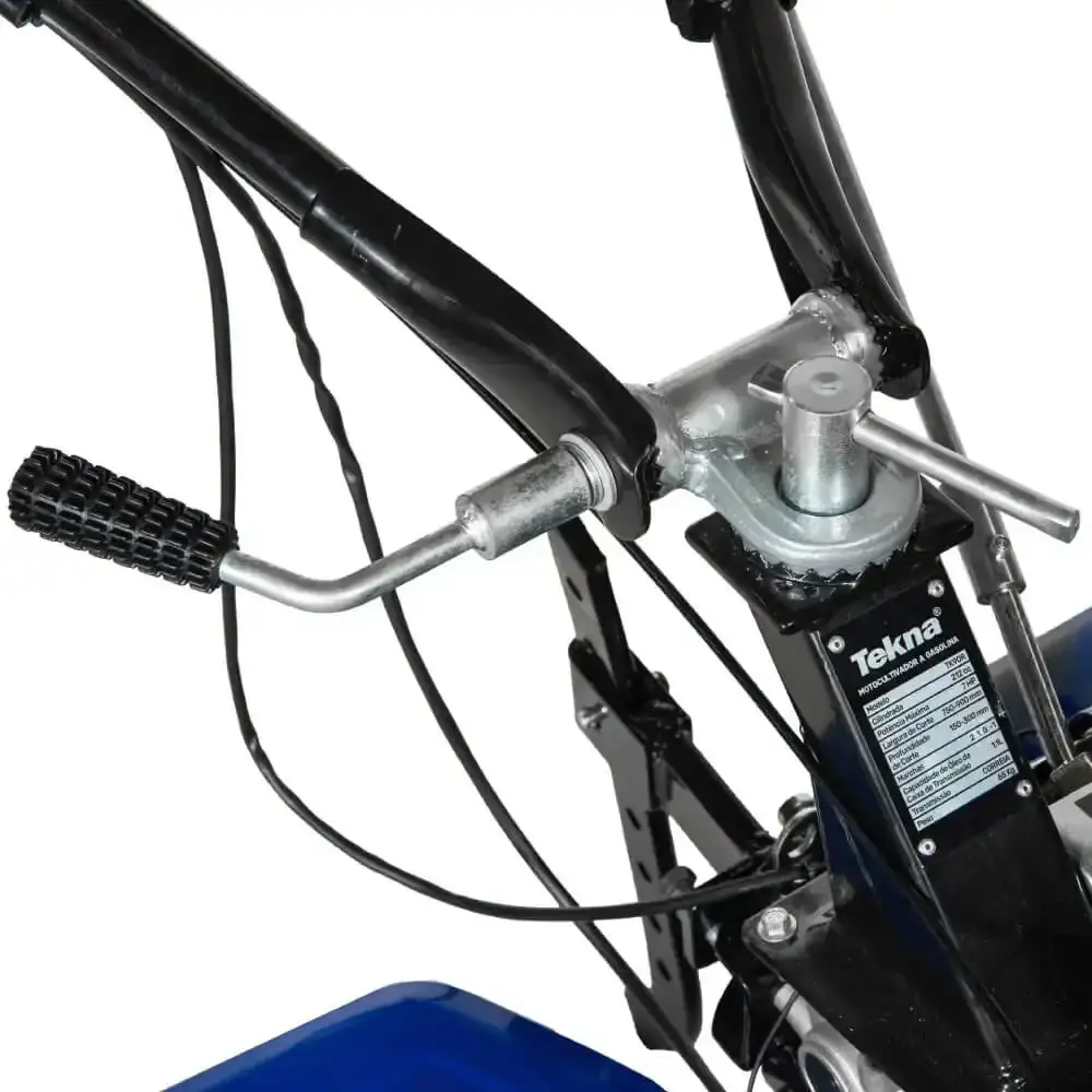 Motocultivador gasolina 7,0 HP 4T 212 CC rodas e enxadas TK90R Tekna — fotografia 6