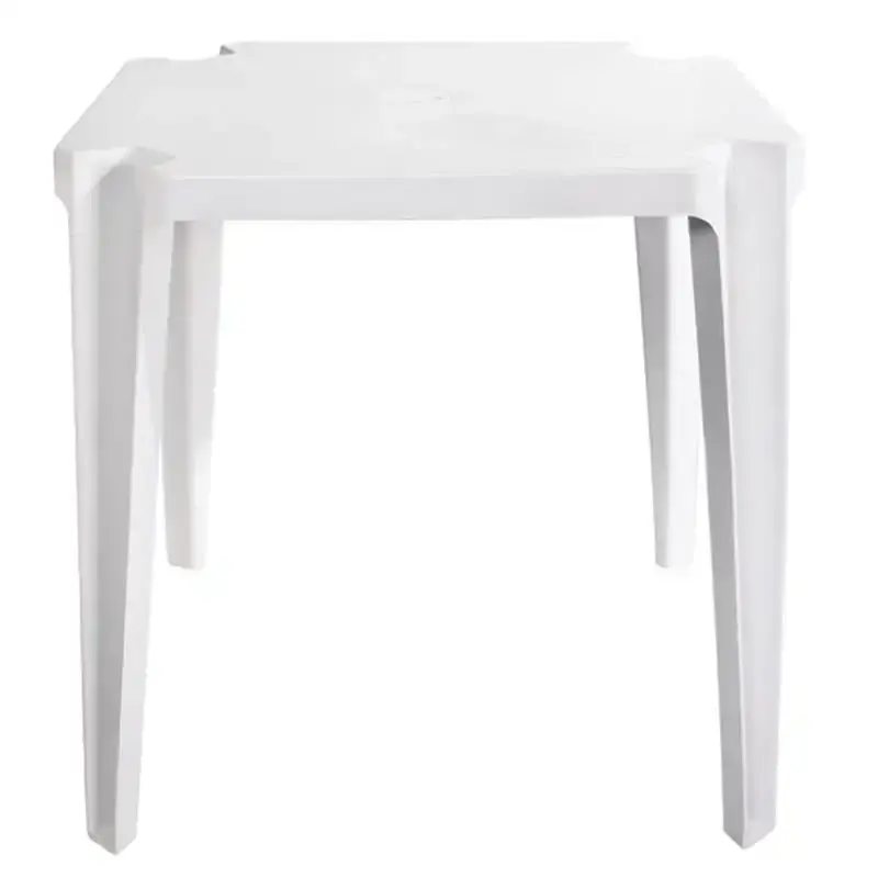 Mesa firenze 72 CM branca empilhável kit com 4 unidades dolfin — fotografia 5