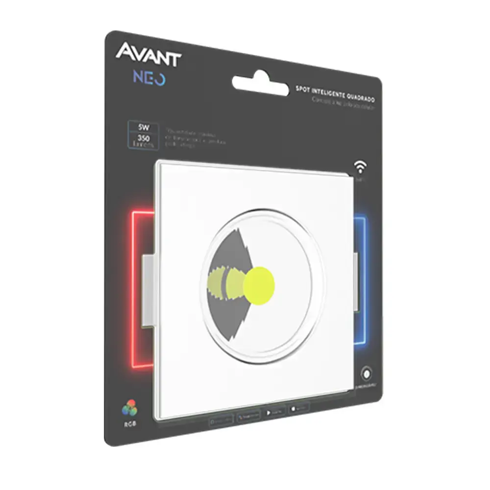 Luminária inteligente RGB led spot neo embutir 2700K a 6500K Avant — fotografia 6