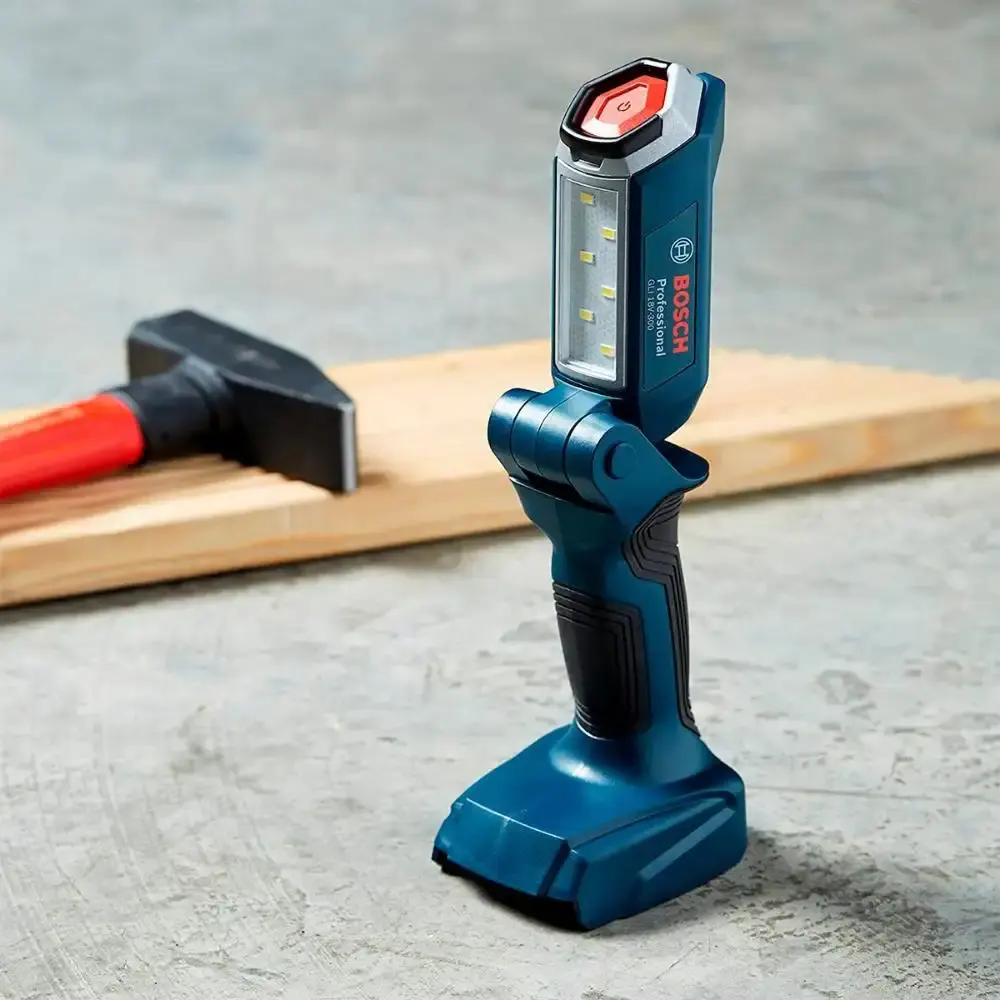 Lanterna a bateria LED 330 lúmens GLI18V-330 com bateria 18V 4AH Bosch — fotografia 7