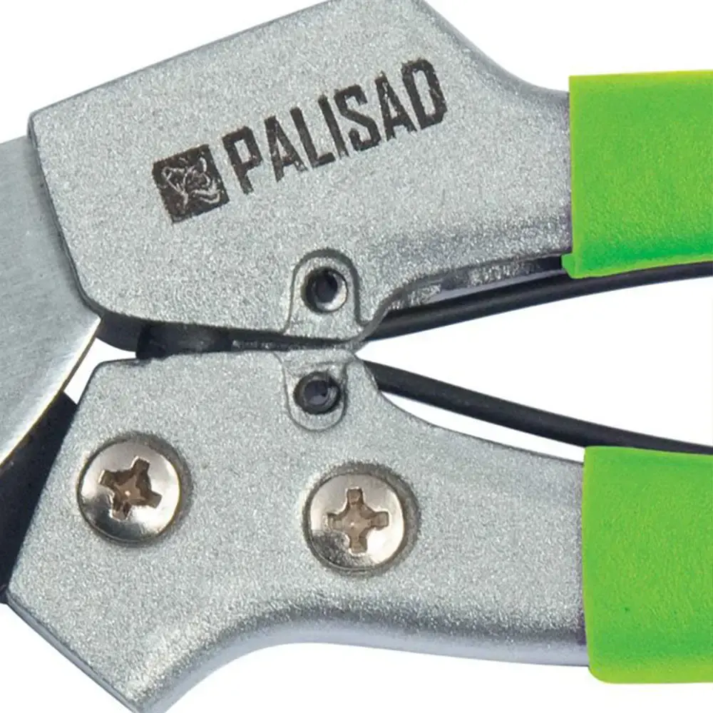 Tesoura para poda 200 MM mola e cabo de metal emborrachado Palisad — fotografia 4