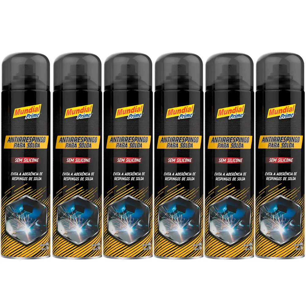 Anti Respingo Spray Solda 400ml s| Silicone 06 Uni Mundial Prime — fotografia de referência