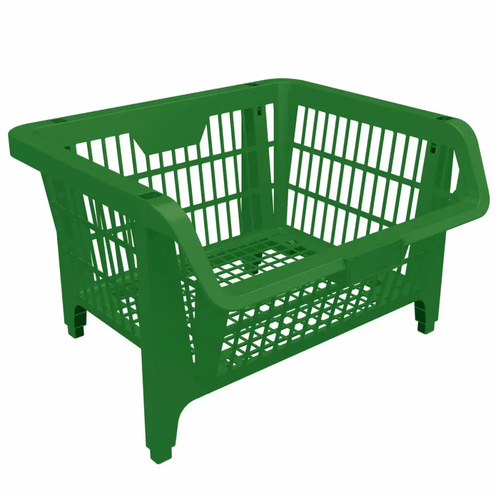 Cesto expositor porta componentes verde 22L Kala — fotografia de referência