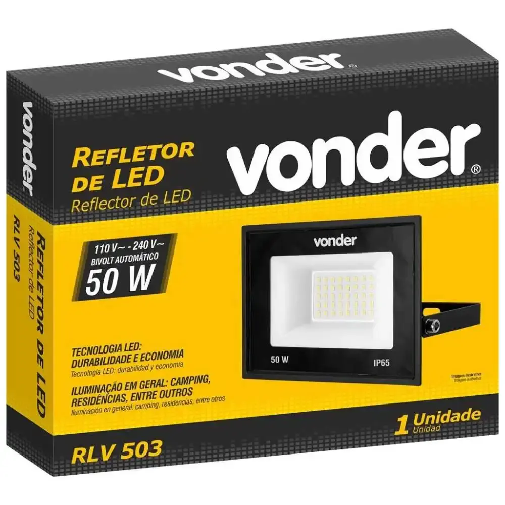 Refletor de LED 50W RLV-503 Vonder — fotografia 2