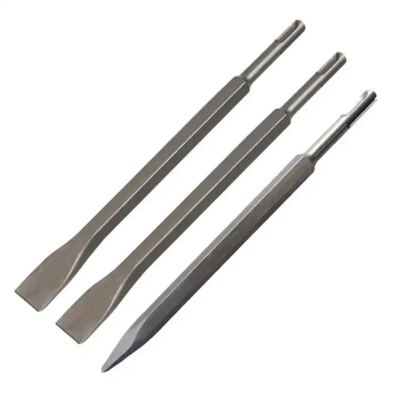 Ponteiro SDS plus 250 MM + 2 talhadeiras SDS plus 250 MM Makita — fotografia de referência