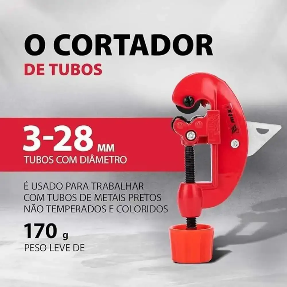 Mini cortador de tubo 3 a 28MM MTX — fotografia 7