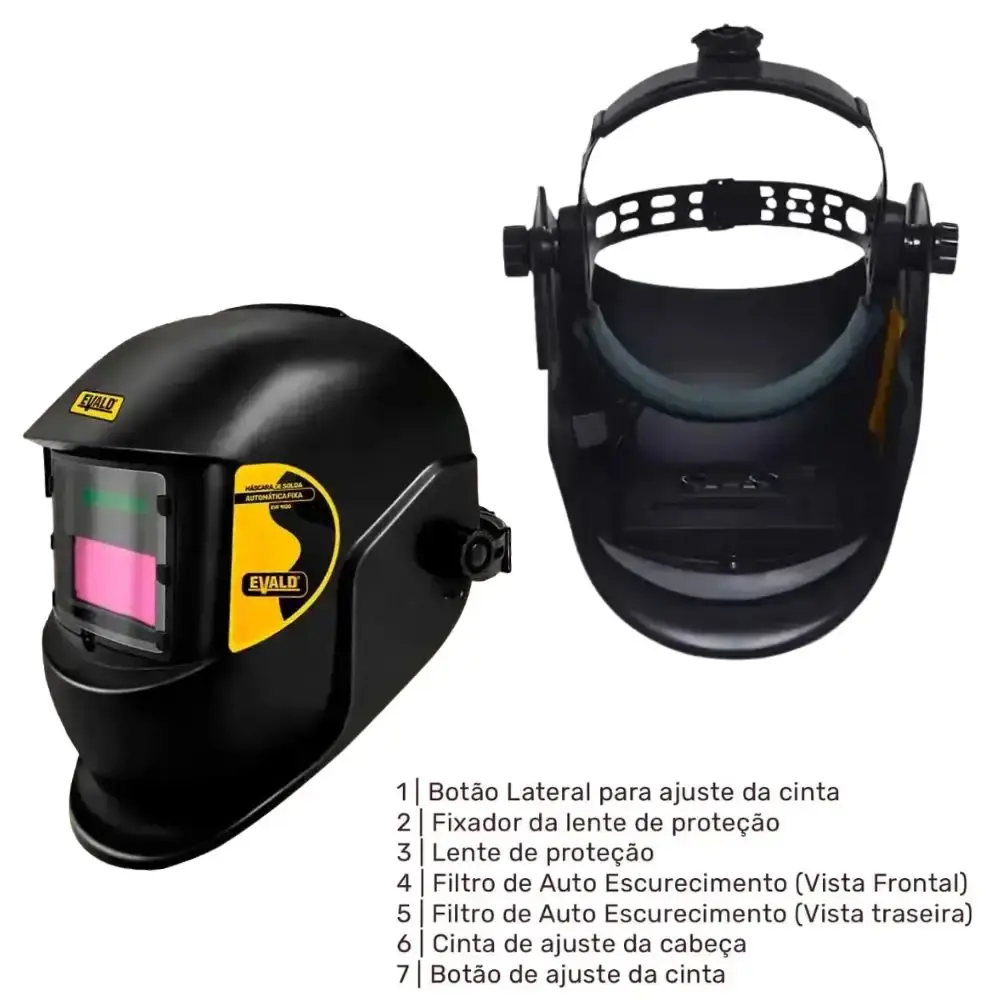 Solda inversora monofásico com esmerilhadeira angular 850W e máscara de solda Evald 110 V — fotografia 4