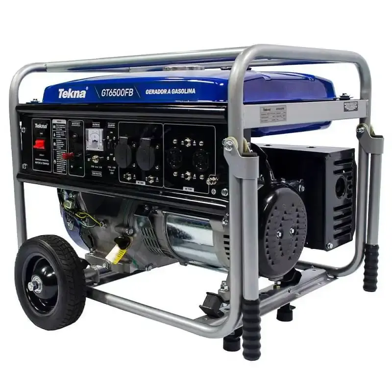 Gerador à gasolina 6,0 KVA 4 tempos bivolt GT6500FB Tekna — fotografia 2