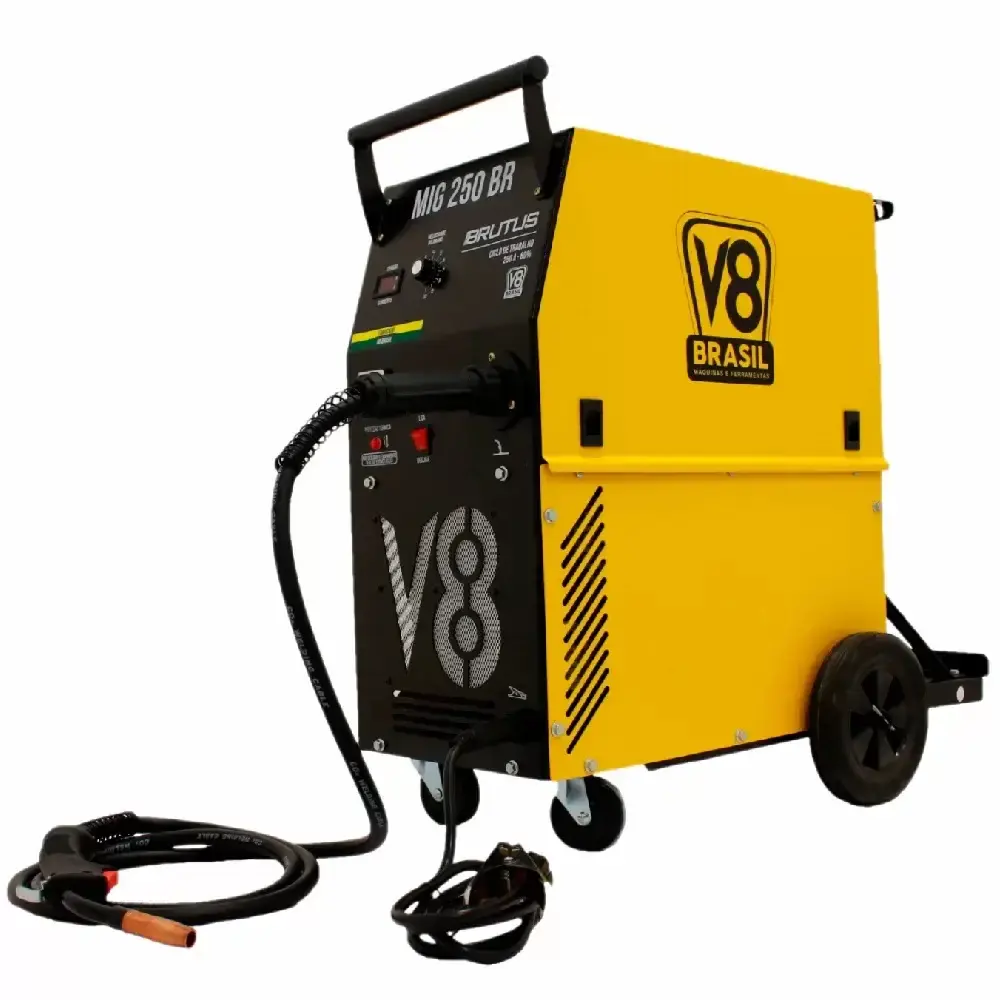 Solda mig 250BR brutus com tocha euro monofásica 220V 20096 V8 — fotografia de referência