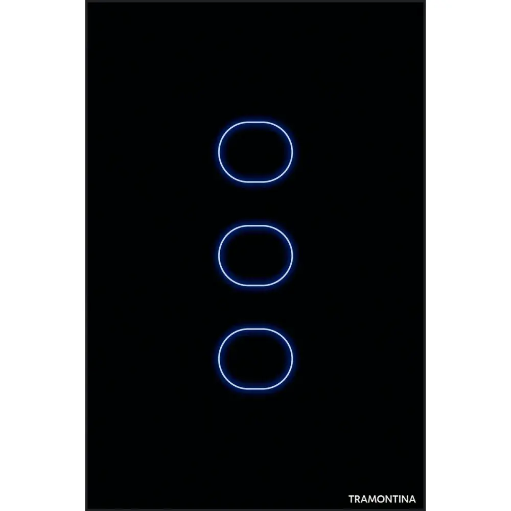 Dimmer touch smart wifi preto da Tramontina — fotografia 2
