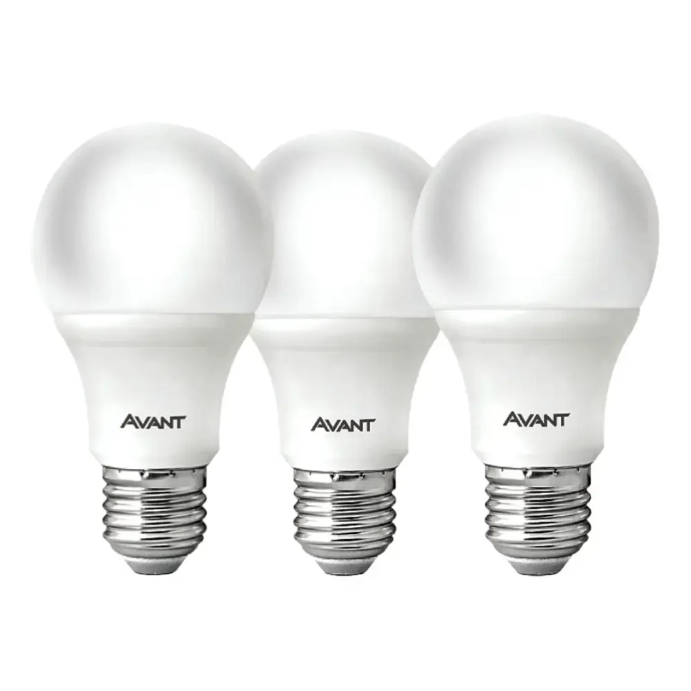 Lâmpada LED pera 15W 6500K com 3 unidades bivolt Avant — fotografia de referência