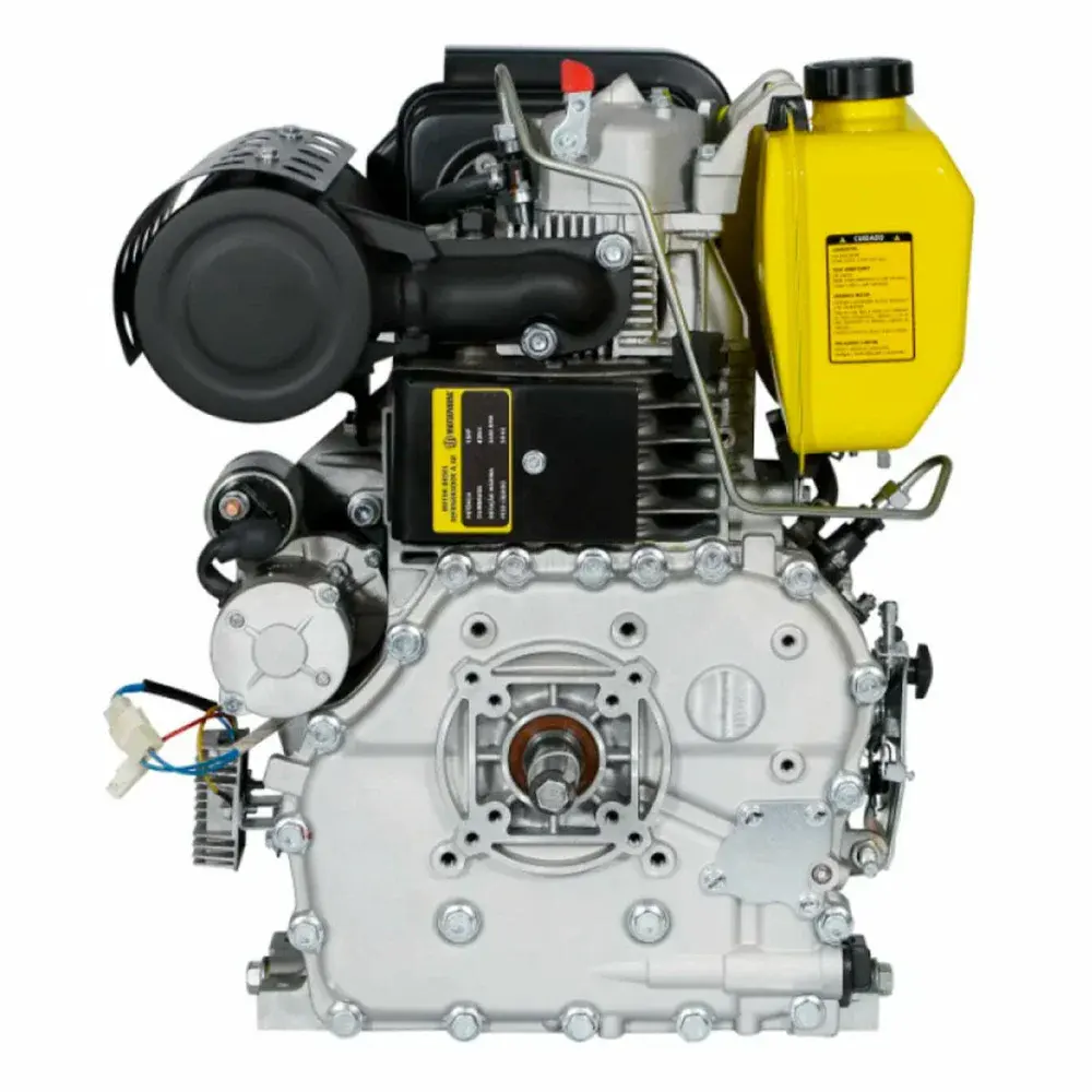 Motor a diesel 15HP com partida elétrica Matsuyama — fotografia 4