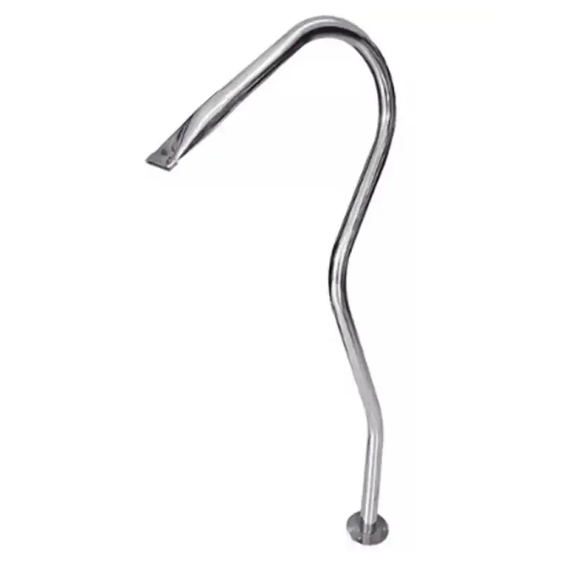 Cascata tubular em aço inox splash slim para piscinas Sodramar — fotografia de referência