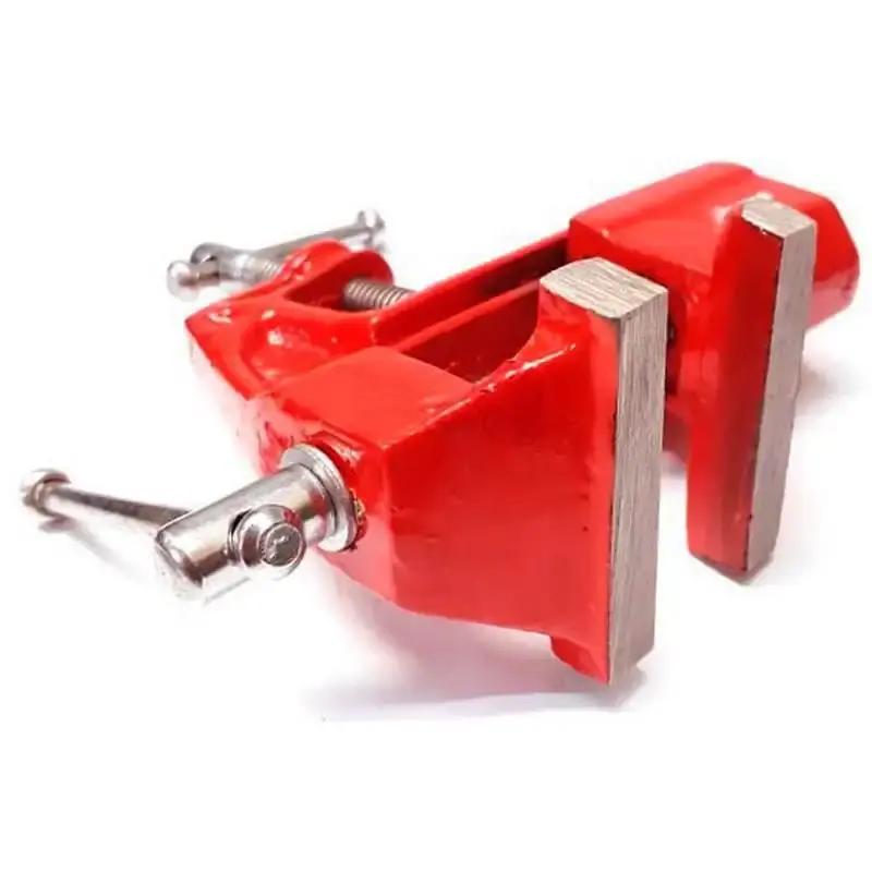 Morsa mini torno de mesa 2.1/2 POL com base fixa 2WA Eda — fotografia 4
