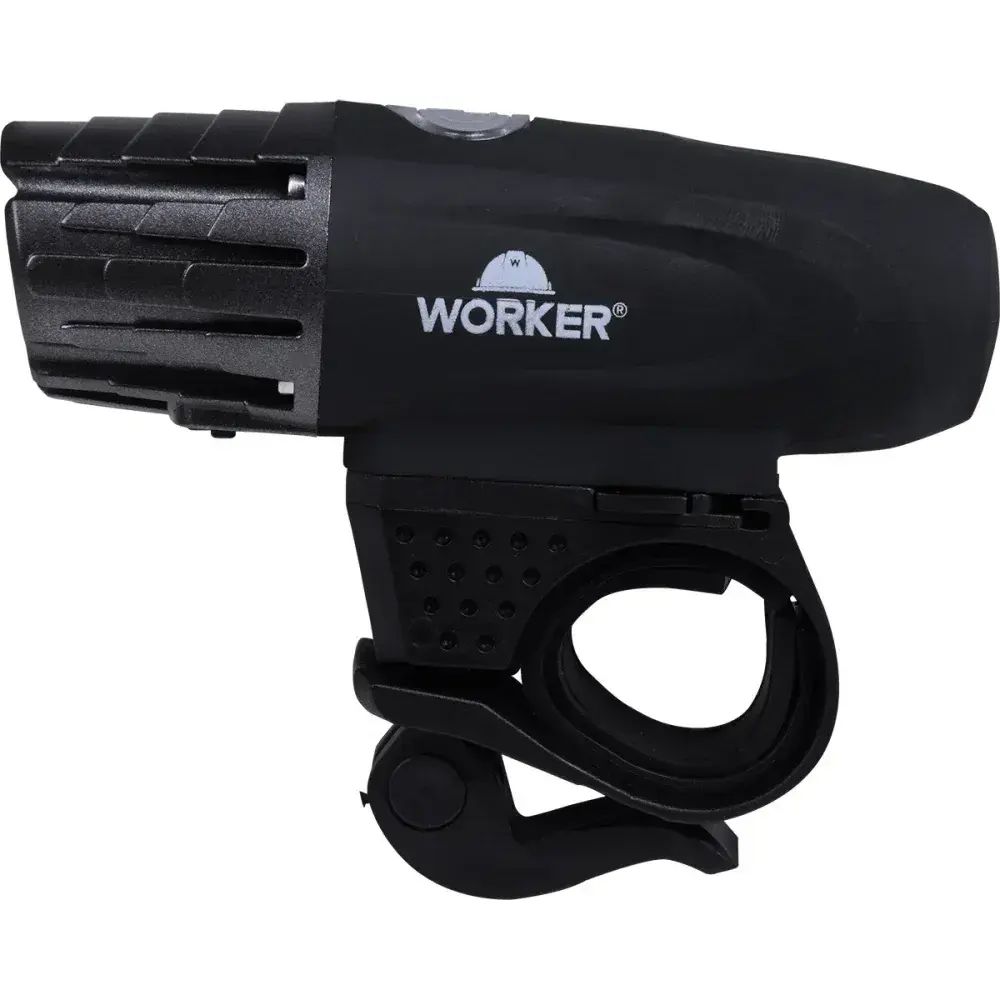 Lanterna para bicicleta dianteira 4 estágios led usb Worker