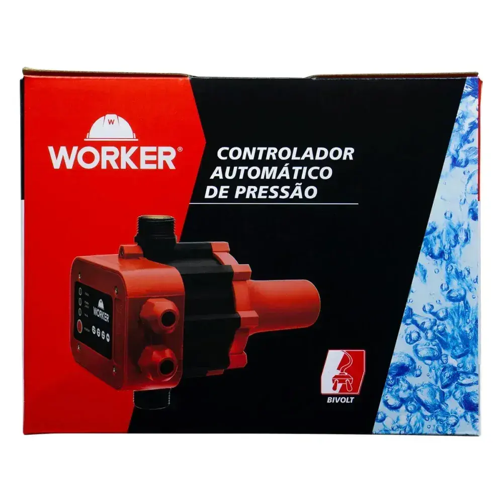 Controlador de pressão s manômetro bivolt Worker — fotografia 4
