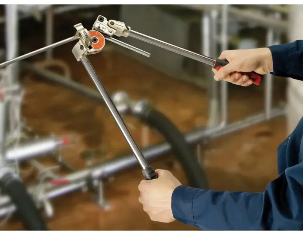 Curvador de tubo modelo 606 3/8 aço inox Ridgid — fotografia 4