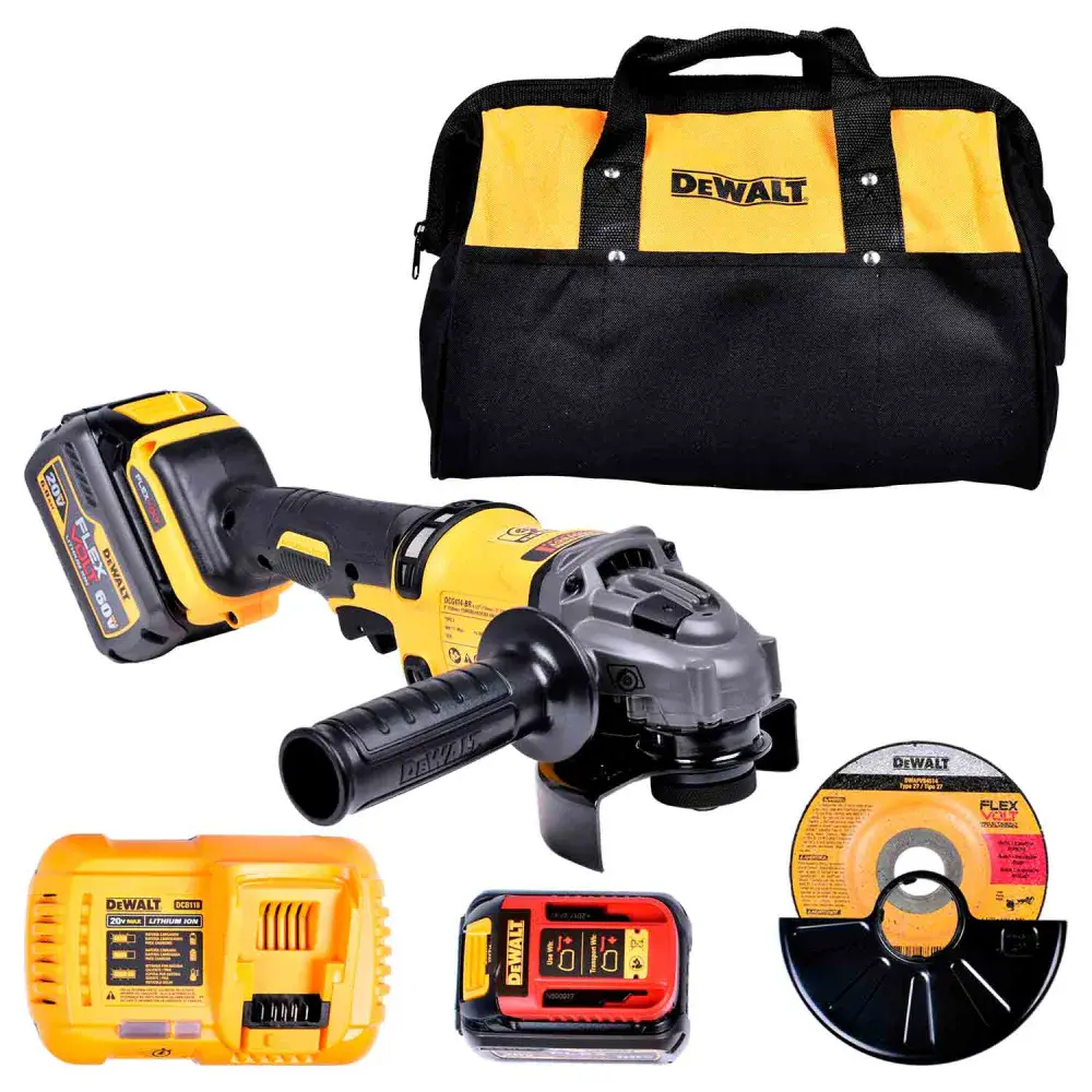 Esmerilhadeira angular bat 4.1/2 6 DCG414T2 Dewalt – 220 v — fotografia de referência