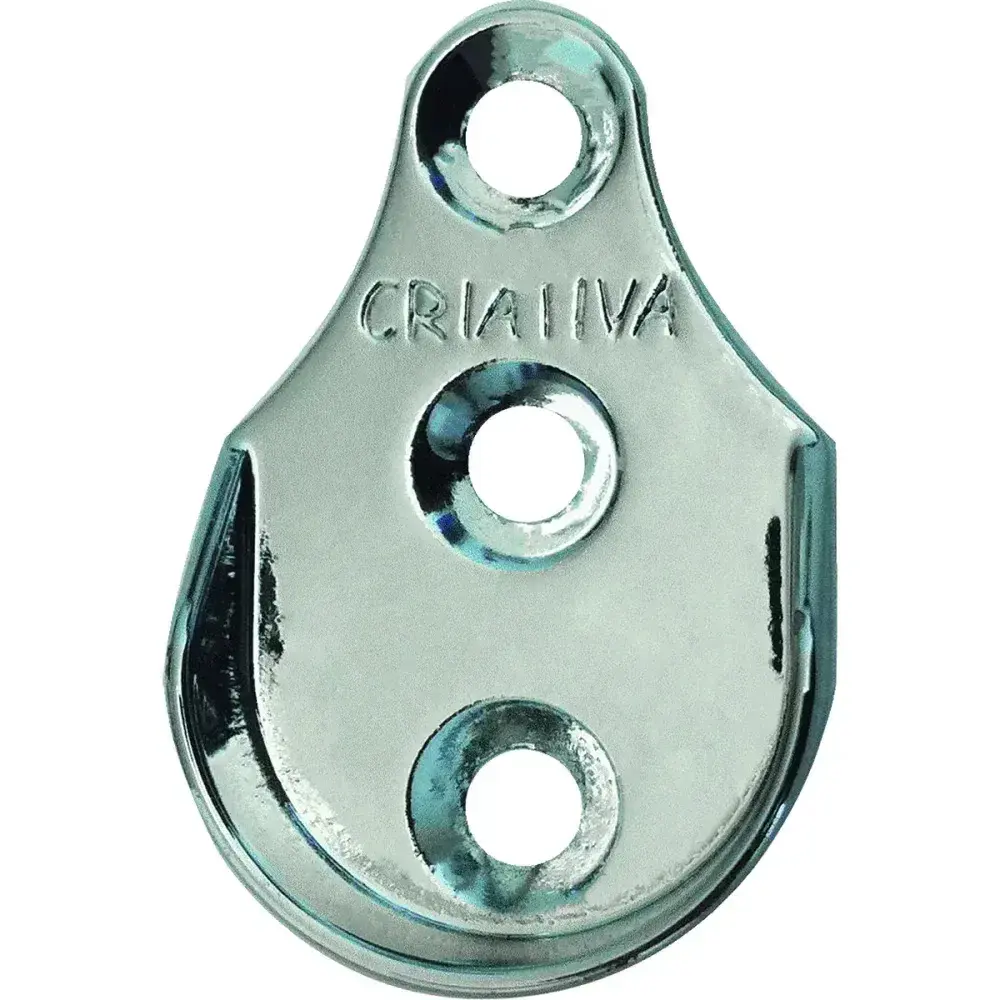 Suporte cabideiro redondo zamac cromado 50 peças Criativa