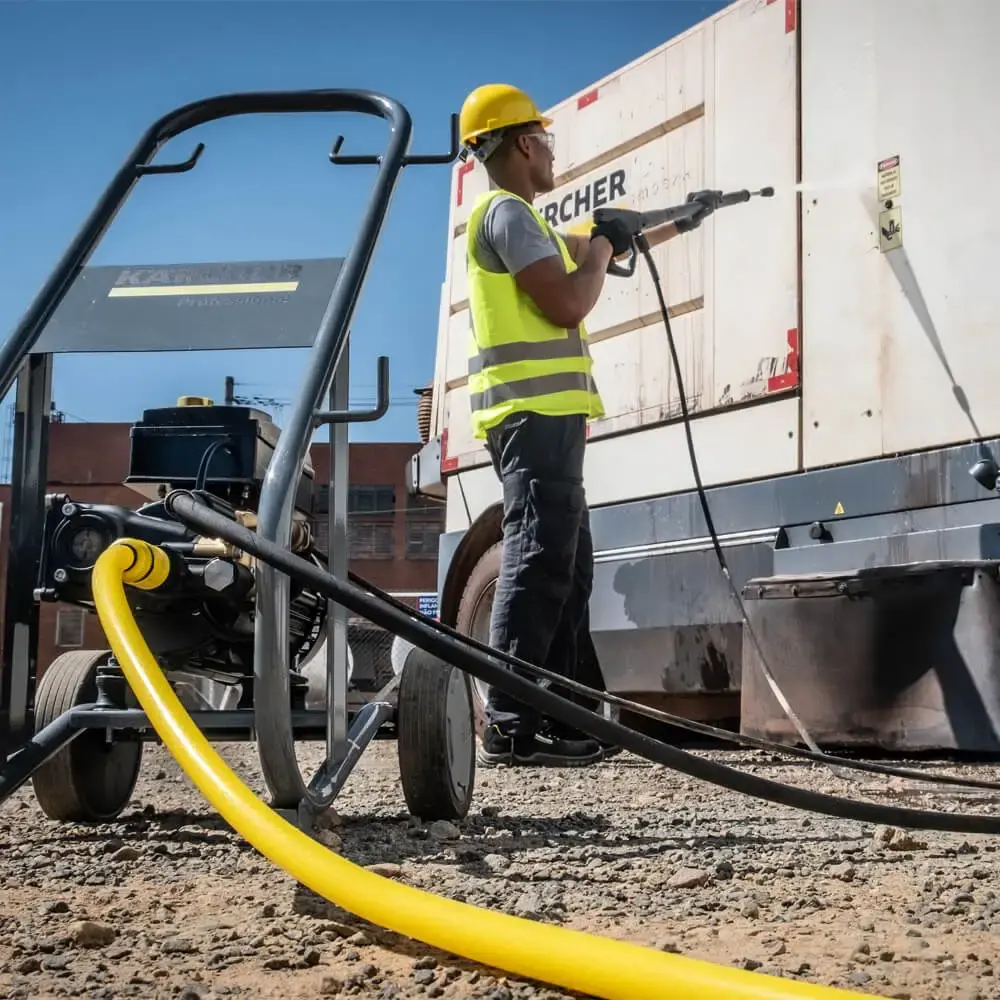 Lavadora de alta pressão HD 12/15 5500W trifásico Karcher — fotografia 7