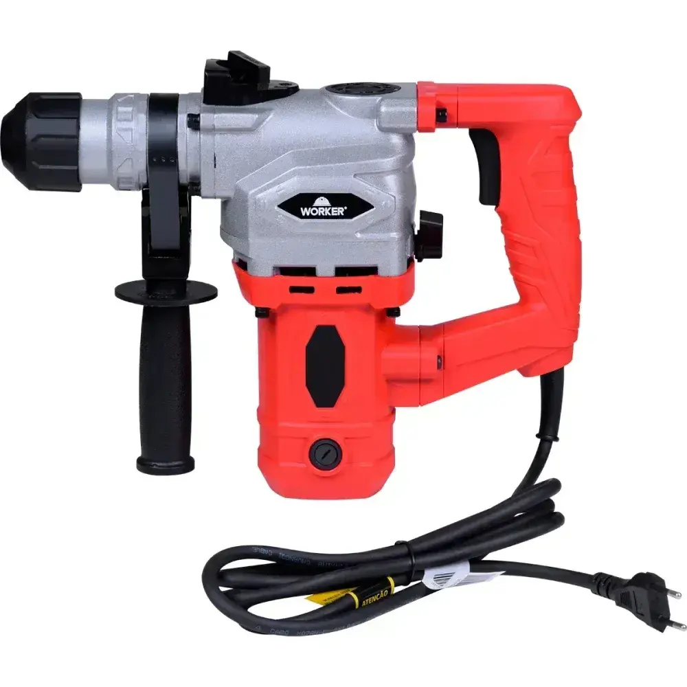 Martelete perfurador rompedor sds plus 900W 4J Worker — fotografia 10