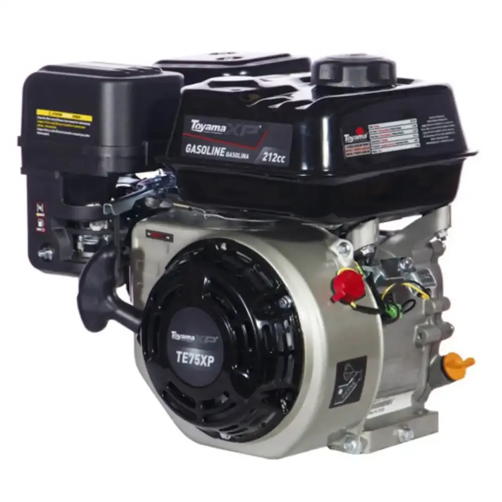 Motor Gasolina 7.5HP 4 Tempos COM Part. Manual motocultivador TE75-XP 004-014 TOYAMA — fotografia 3