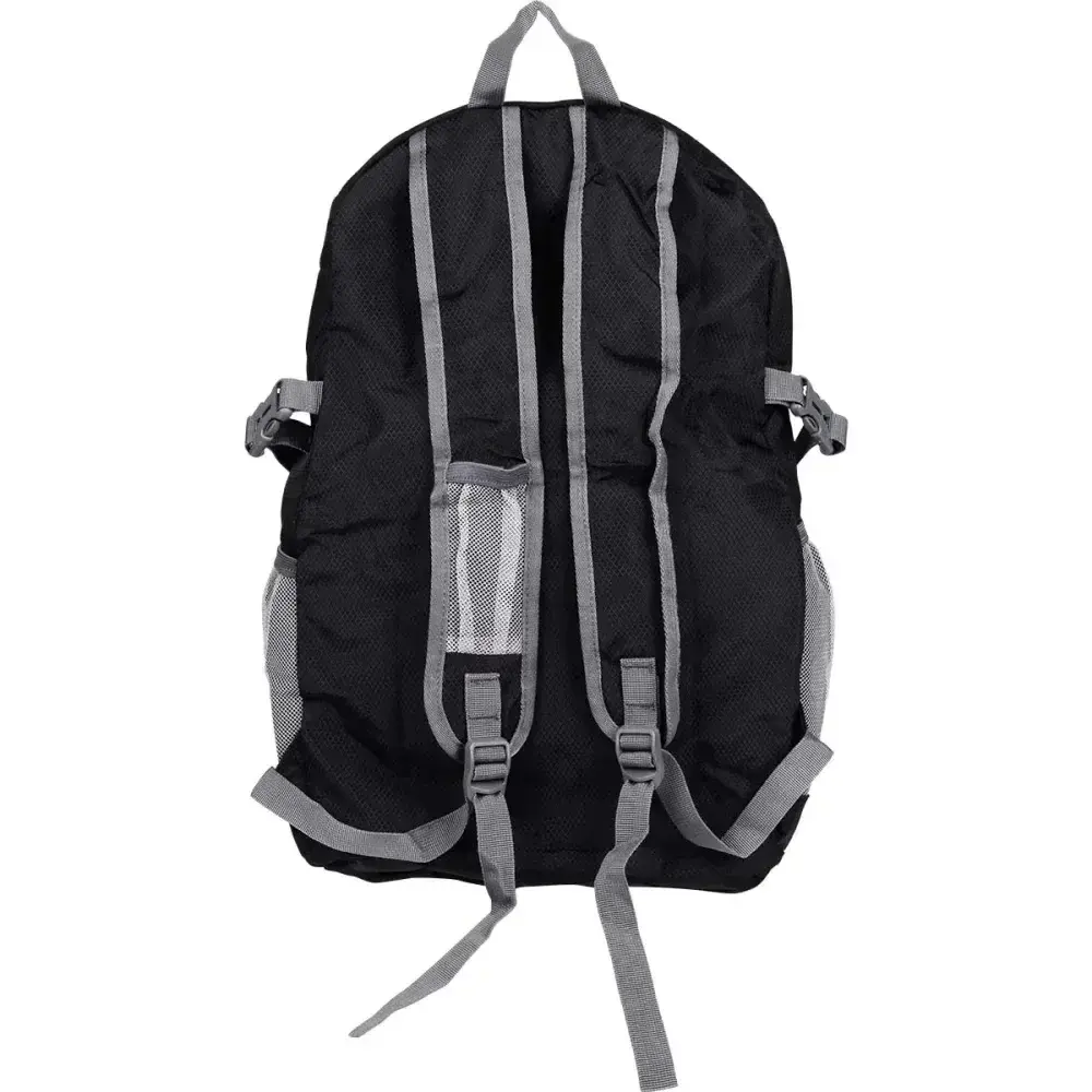 Mochila dobrável nylon preta 30L Kala — fotografia 9