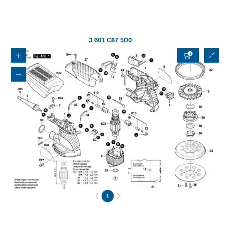 Recolhedor de pó para lixadeira excêntrica GEX 125-1AE 2609199176 Bosch — fotografia 4
