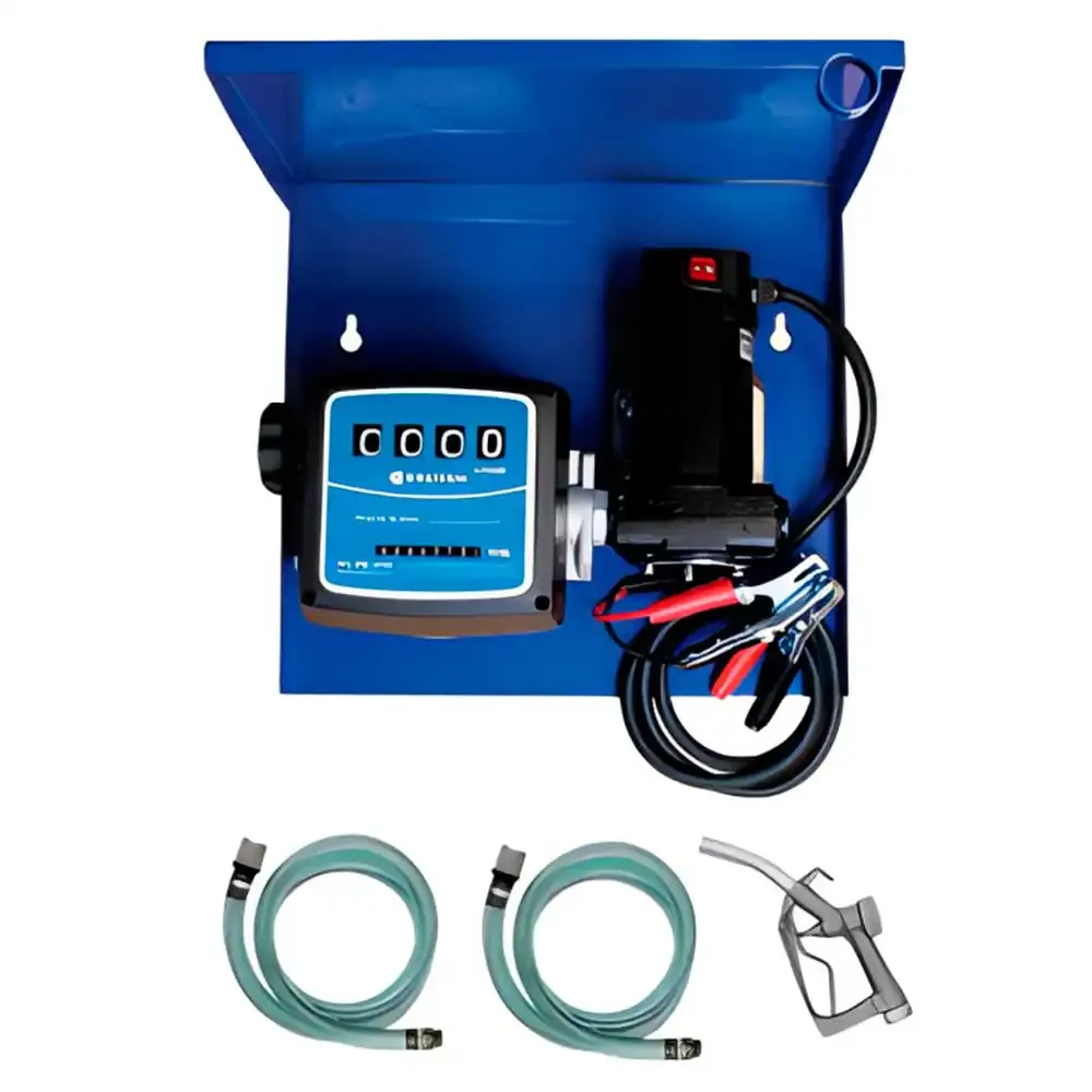 Kit abastecimento diesel 40L/MIN 12V bico e mangueira Bremen — fotografia de referência